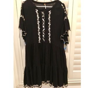 Free People Santiago Embroidered Floral Dress